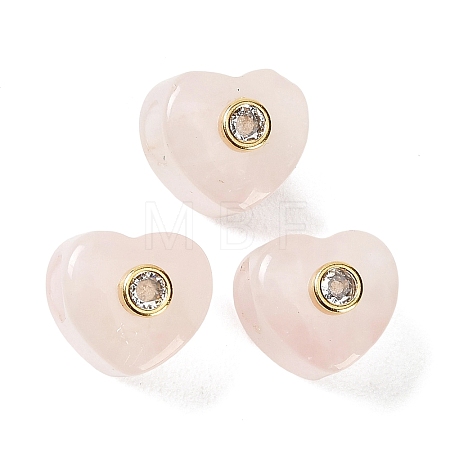 Natural Rose Quartz European Beads GG-CBA1AE1-03G-05-1