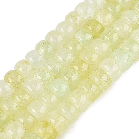 Ombre Effect Dyed Glass Beads Strands GLAA-Q106-05A-A05-1