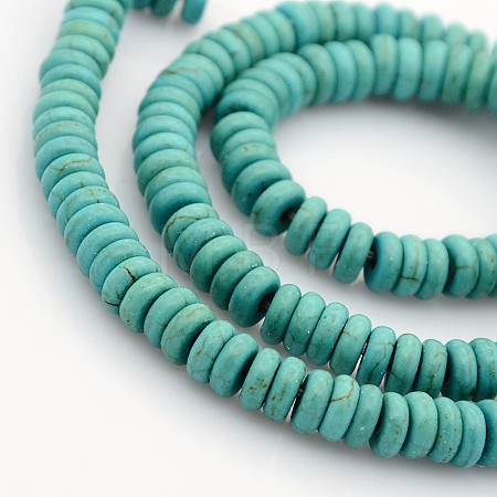 Synthetic Turquoise Beads Strands G-J184-01-1