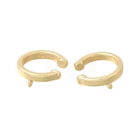 Brass Ear Cuff Findings KK-K426-08G-1