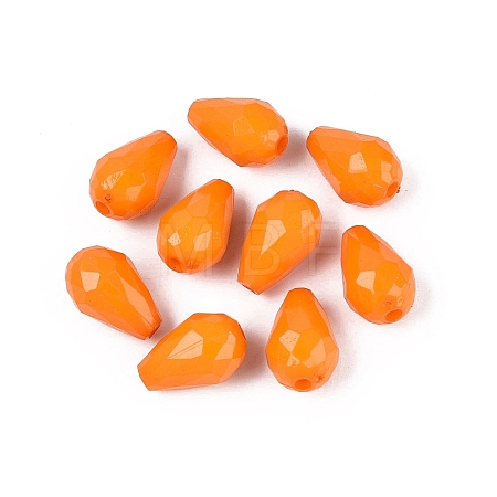 Opaque Acrylic Beads SACR-Q190-35A-1