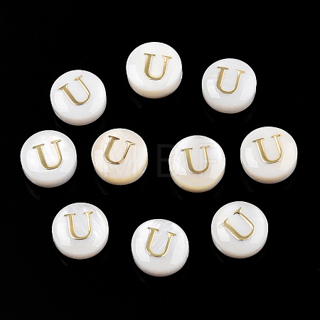 Natural Freshwater Shell Beads SHEL-N036-01U-1