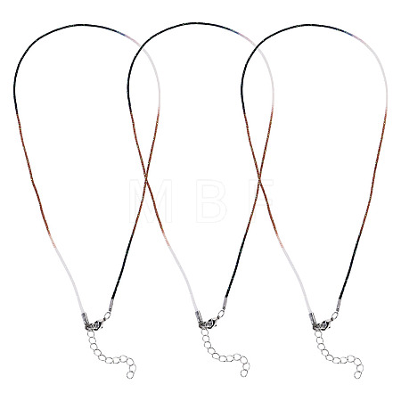 10Pcs Cotton & Metallic Cord Necklace Making NJEW-TAC0057-1
