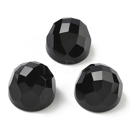 Natural Black Onyx(Dyed & Heated) Cabochons G-D350-01B-1