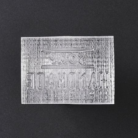 Clear Acrylic Soap Stamps with Big Handles DIY-XCP0003-88B-1