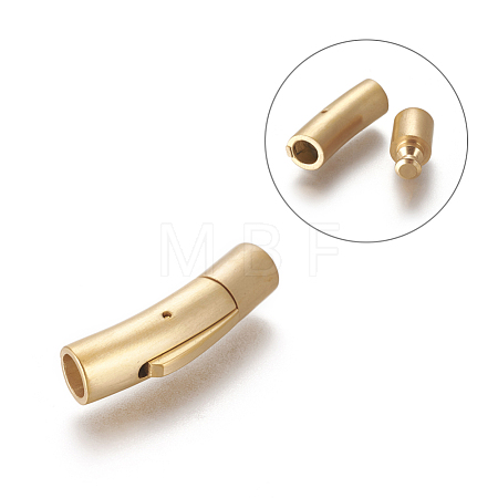 Ion Plating(IP) 304 Stainless Steel Bayonet Clasps STAS-I013-5mm-MG-1