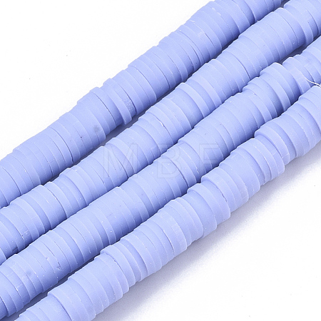 Handmade Polymer Clay Beads Strands CLAY-R089-6mm-025-1