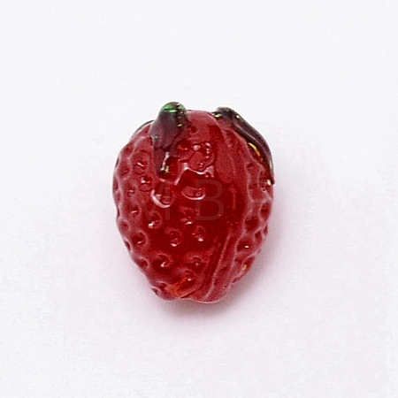 Handmade Lampwork Bead X-GLAA-WH0029-10-1