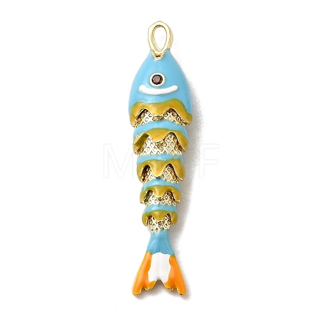 Rack Plating Brass Pendants KK-A268-05G-C05-1