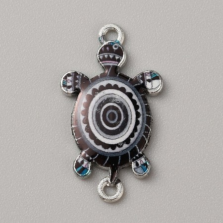 Alloy Enamel Connector Charms ENAM-WH0061-47A-1