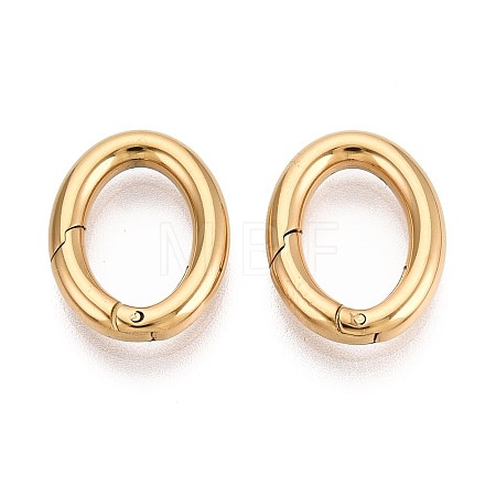 304 Stainless Steel Spring Gate Rings STAS-N115-72A-G-1