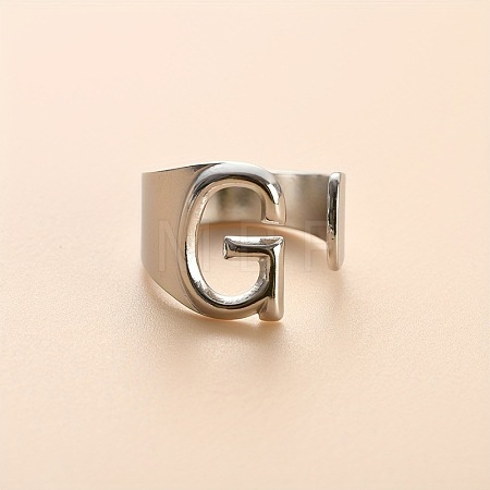 304 Stainless Steel Cuff Rings FS-WGEAFE6-14-1