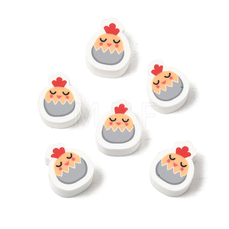 Easter Handmade Polymer Clay Beads CLAY-A006-01F-1