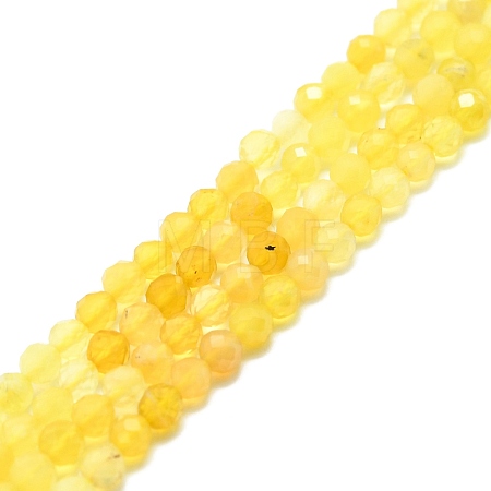 Natural Yellow Opal Beads Strands G-P457-A02-18-1