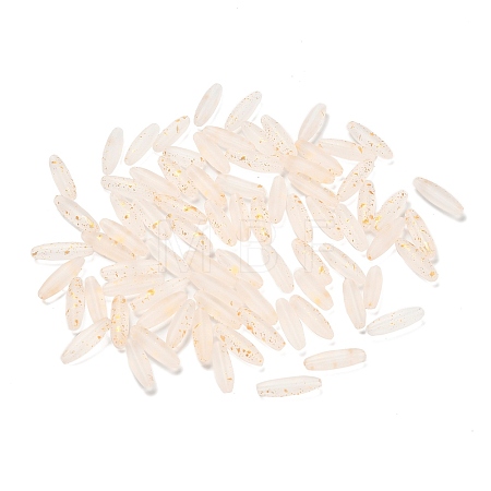 Frosted Glass Beads FGLA-L001-001F-1
