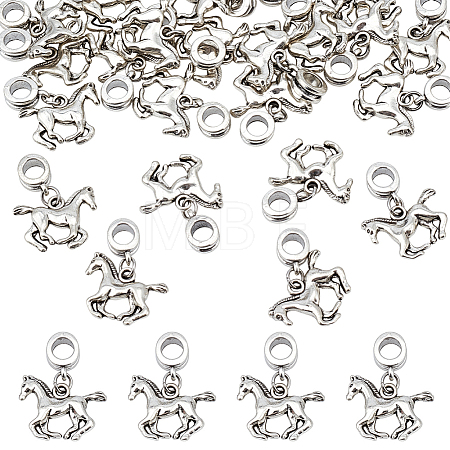 24Pcs Alloy European Dangle Charms PALLOY-PH01870-1