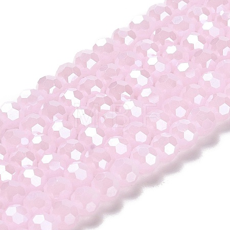 Electroplate Glass Beads Strands EGLA-A035-J6mm-A02-1