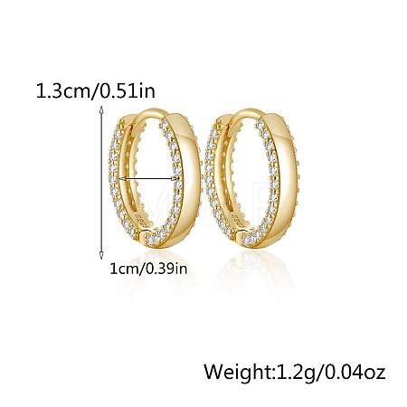 S925 Sterling Silver Micro-Inlaid Zircon Ear Cuff Fashion Earrings VX5452-5-1