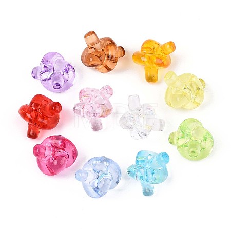 Transparent Acrylic Beads X-TACR-T030-03M-1