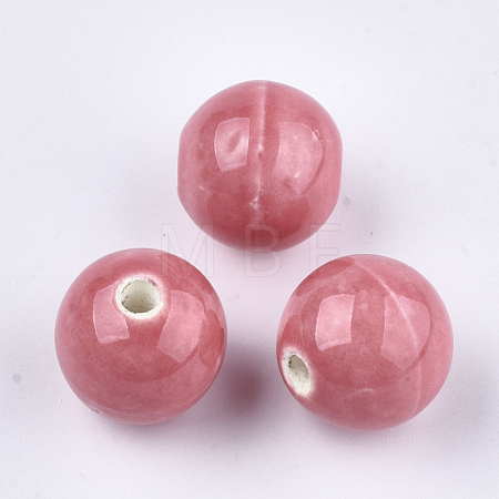 Handmade Porcelain Beads PORC-S499-02N-1