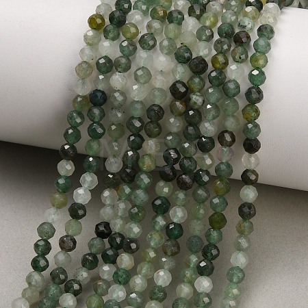 Natural Green Strawberry Quartz Beads Strands GG-CBA753B-A03-4mm-1