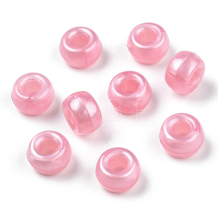 Plastic Pearlized Beads KY-T025-01-D07-1