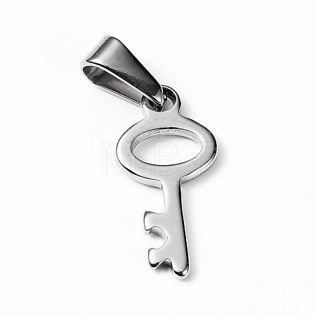 Non-Tarnish 304 Stainless Steel Pendants STAS-I127-055P-1