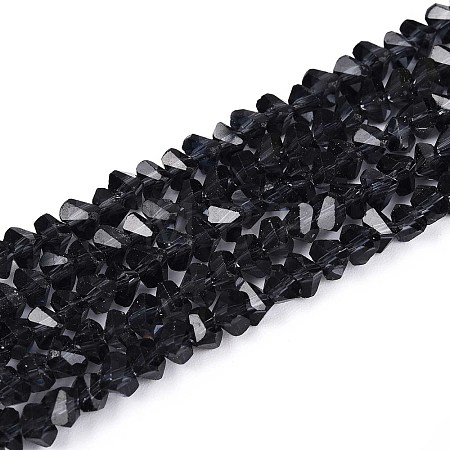 Transparent Glass Beads Strands GLAA-N018-4mm-30-1