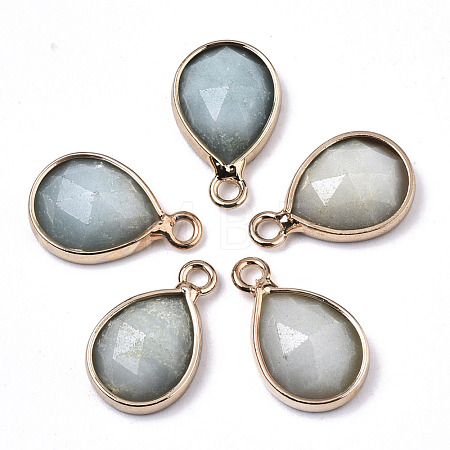 Natural Amazonite Charms G-N326-50E-1