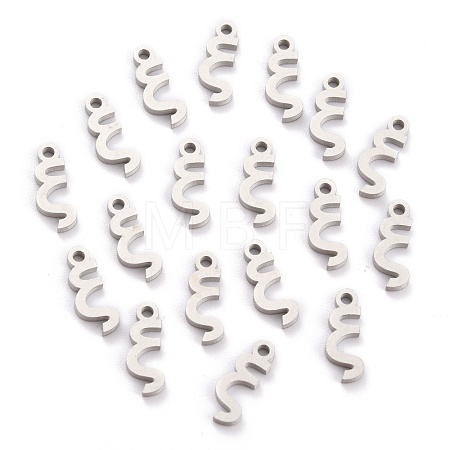 Non-Tarnish 304 Stainless Steel Pendants STAS-F267-10X-P-1