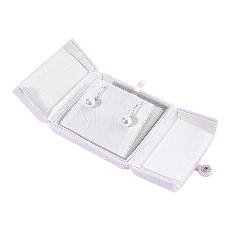Velvet Jewelry Packing Boxes for Big Pendants CON-WH0085-226A-02-1