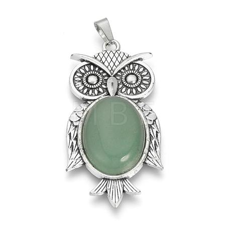 Natural Green Aventurine Big Pendants G-S246-01A-1