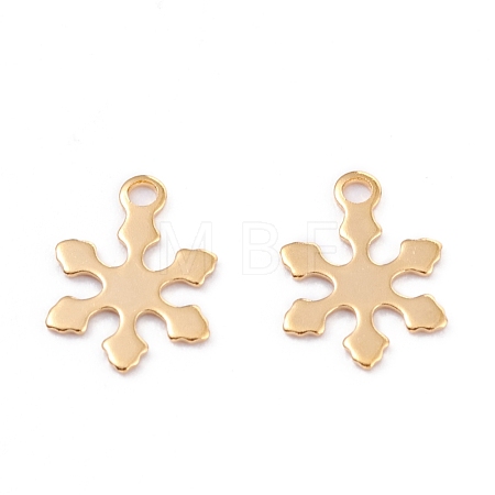 Christmas 201 Stainless Steel Charms STAS-C017-26G-1