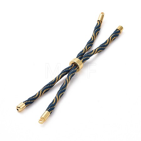Nylon Cord Silder Bracelets MAK-C003-03G-22-1