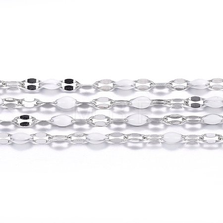 304 Stainless Steel Link Chains CHS-F002-B04-1