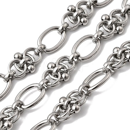 304 Stainless Steel Oval Link Chains CHS-Z007-03P-1