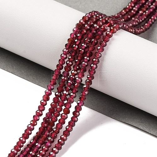 Natural Garnet Beads Strands G-F770-D02-02-1