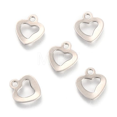 Non-Tarnish 201 Stainless Steel Charms STAS-H143-11P-1