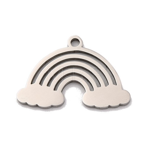 Non-Tarnish 201 Stainless Steel Pendants STAS-U016-05P-1