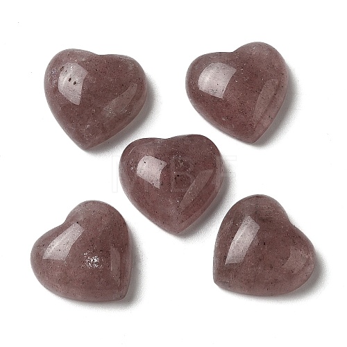 Natural Strawberry Quartz Cabochons G-N343-10-1