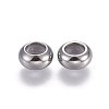 Tarnish Resistant 202 Stainless Steel Spacer Beads STAS-L221-46P-1