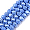 Electroplate Glass Beads Strands LS-EGLA-A044-P8mm-A17-1
