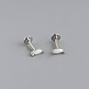 925 Sterling Silver with Synthetic Opal Cartilage Earrings FS-WG3DFDB-01-1