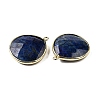 Natural Lapis Lazuli Pendants G-B009-07G-C-5