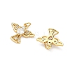 Brass Micro Pave Cubic Zirconia Pendants KK-A291-03G-06-2