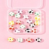 20Pcs 5 Colors Handmade Porcelain Beads PORC-FS0001-19-9
