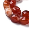 Natural Banded Agate Beads Strands G-G172-01L-4