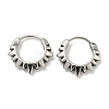 316 Surgical Stainless Steel Hoop Earrings EJEW-D096-17C-AS-1