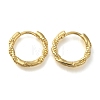 Rack Plating Twist Brass Hoop Earrings EJEW-H143-21G-4