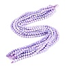 Anti-Tarnish Electroplate Glass Beads Strands EGLA-ZX010-6mm-08-3